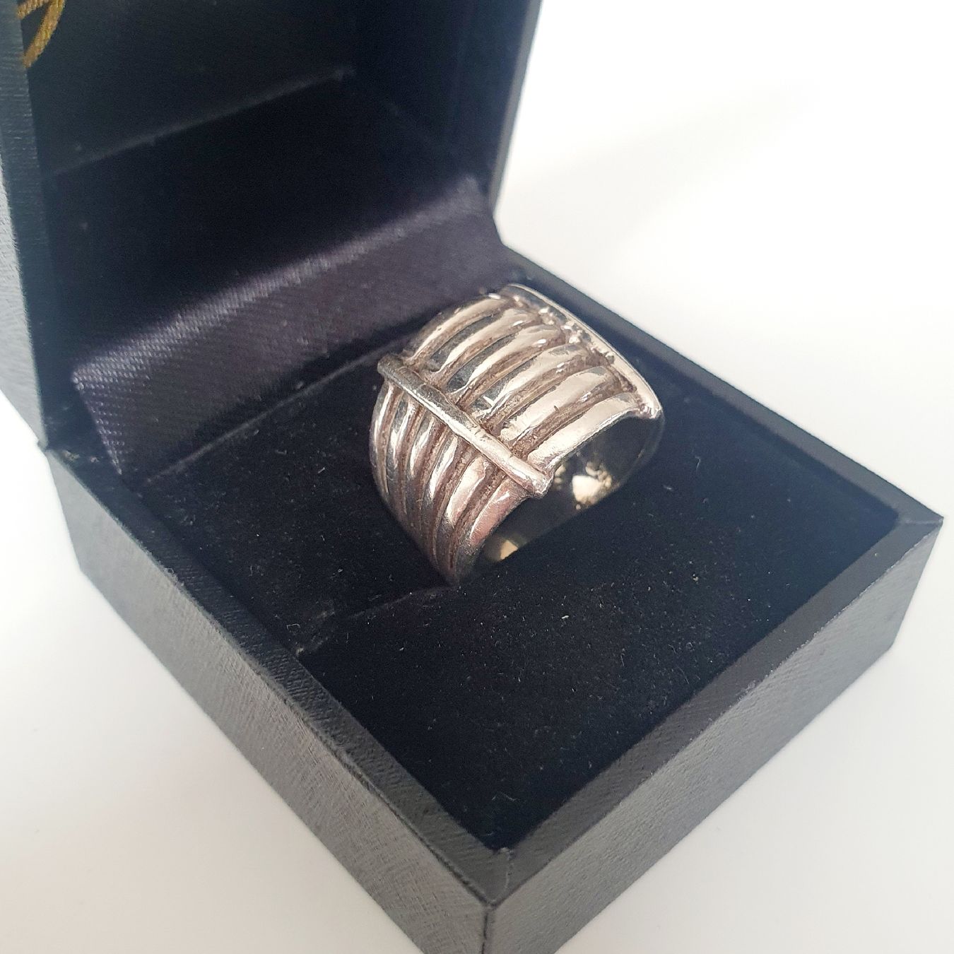 Anelli: Silberring 925 breites Design Gr 17,2 mm – Usato da Kreuzlingen venduto da Wunderkiste123 3