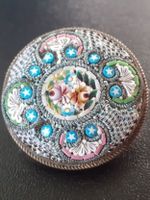Brosche antik Mikromosaik Florenz