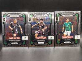 Vela, Jiménez, Guardado - Panini Prizm Monopoly - Mexiko
