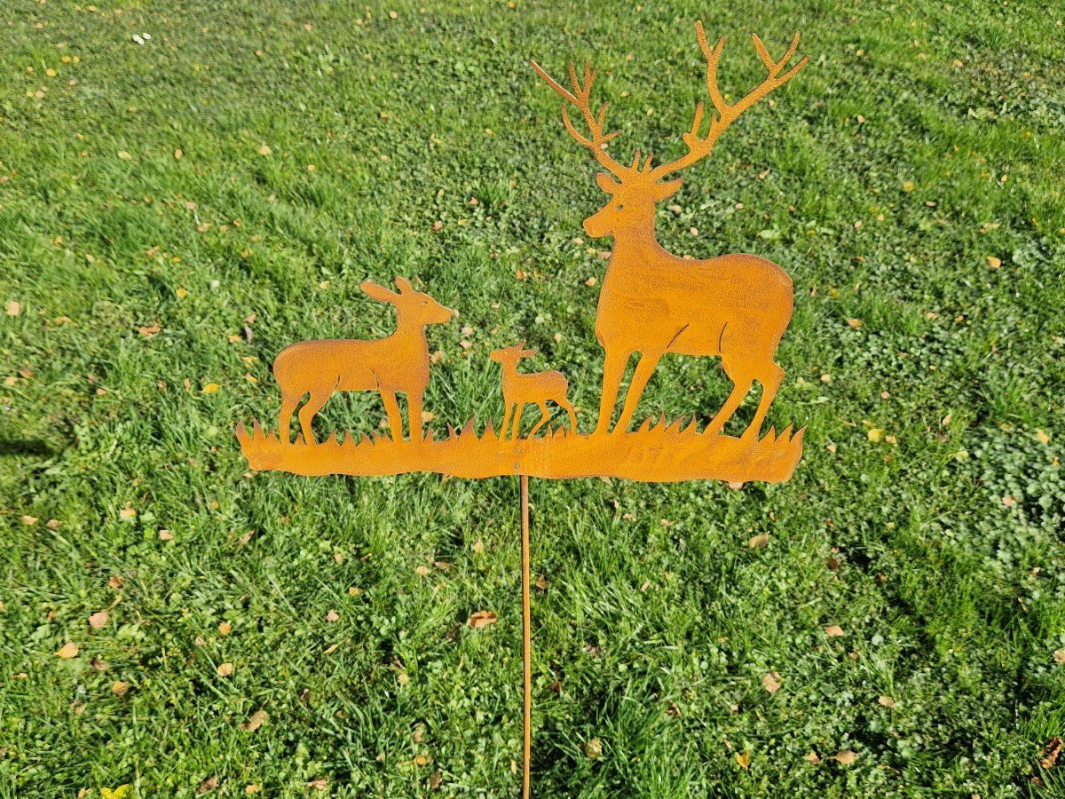 Tutte le decorazioni: Drei Hirsche Rost 120cm – Nuovo e nell'imballaggio originale da Matzendorf venduto da Gartendeko-Shop 1