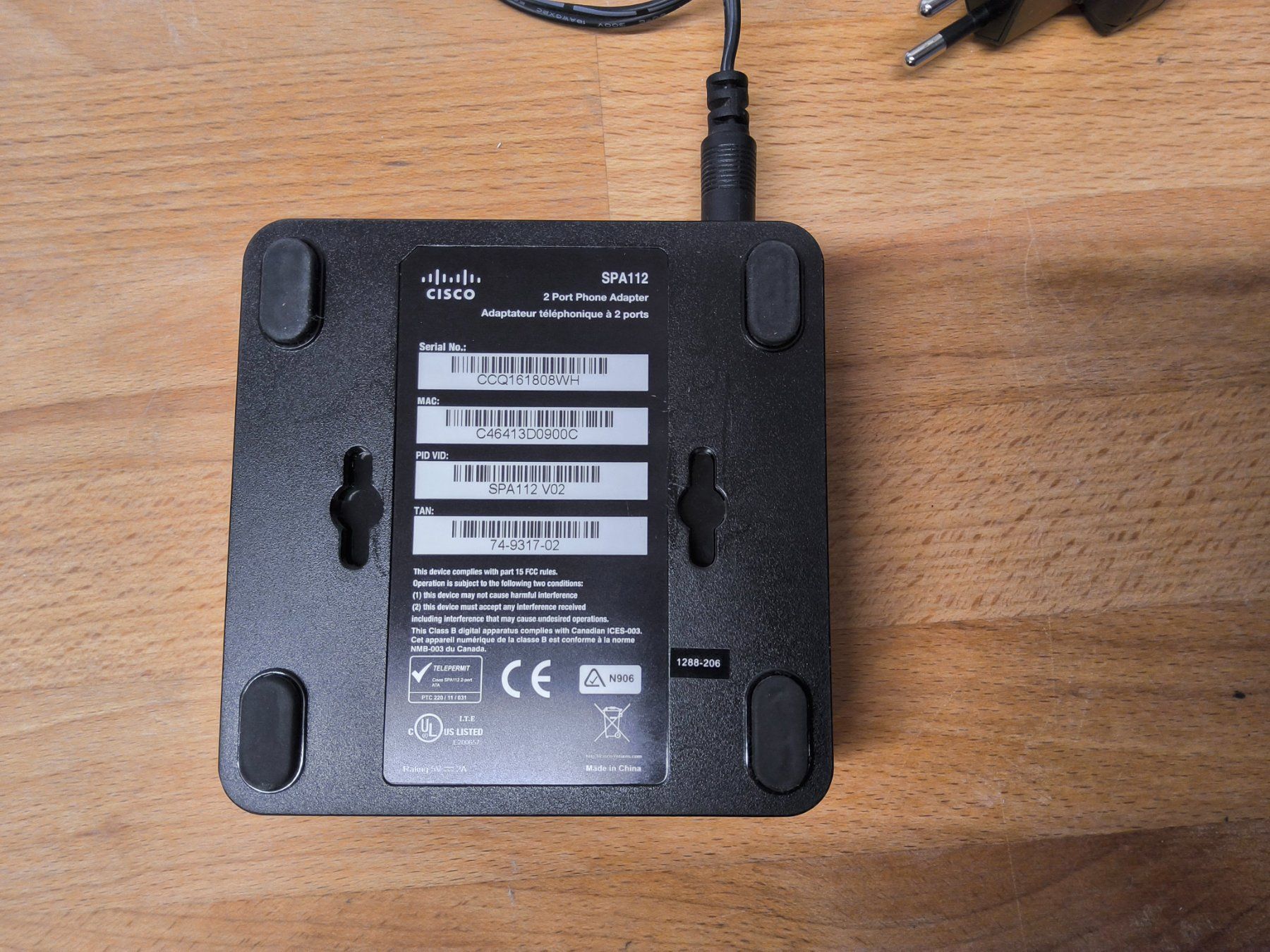 Cisco Téléphones: CISCO SPA112 2 Port Telefon Adapter – D'occasion à Tann par ThoSchu 1