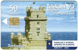 Telefonkarte Slowenien Chip-581 Portugal