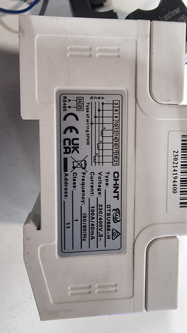 Huawei Componenti elettronici: Smart Power Sensor Chint DTSU666-H mit Wandlern 100A – Usato da Galgenen venduto da Gaebe95 1