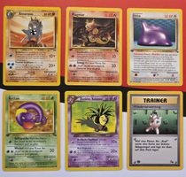 Vintage Pokémon Bundle – 1st Edition Fossil & Unltd. Neo -DE