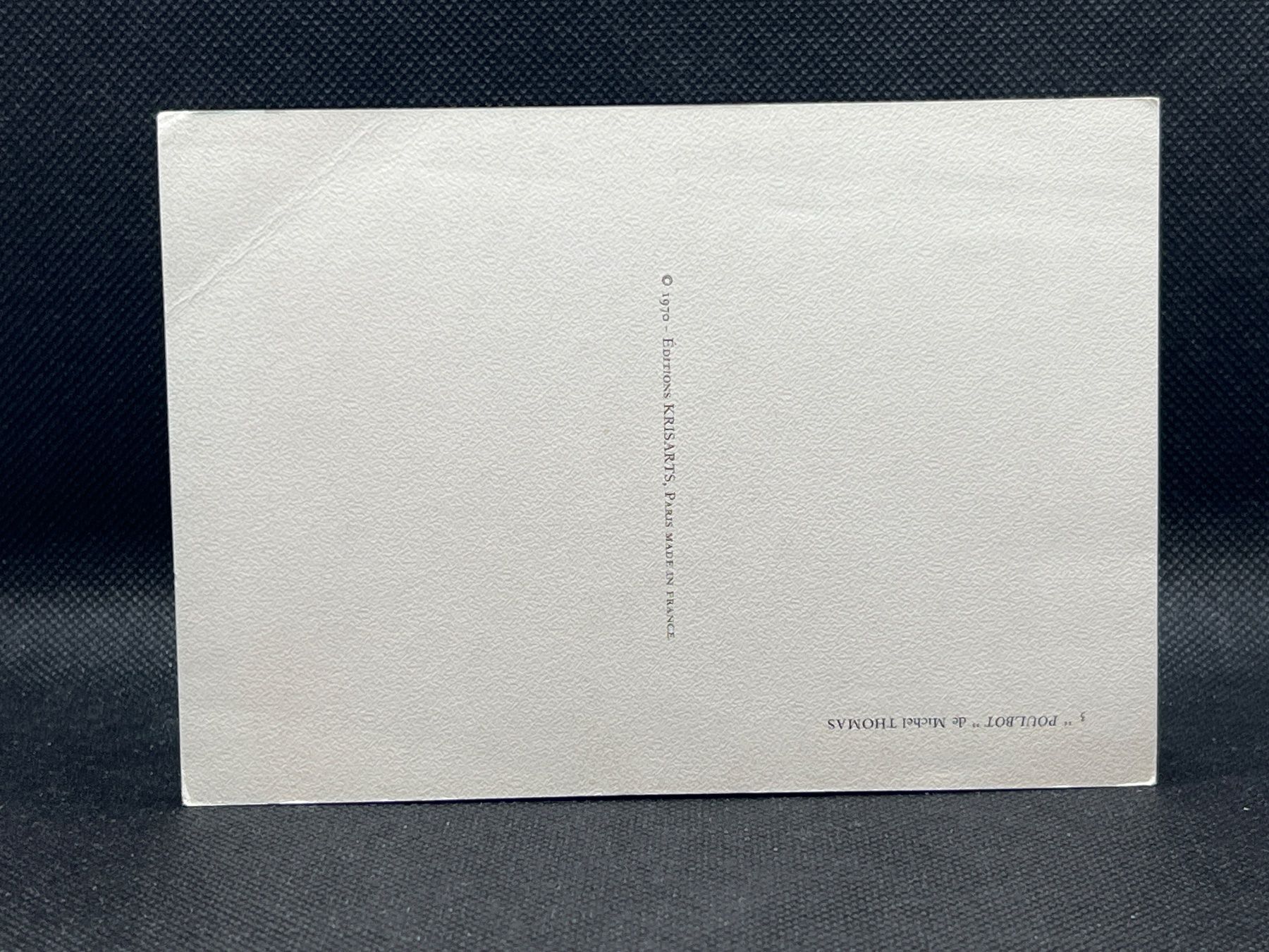 Cartoline postali: Ansichtskarte: "Poulbot" de Michel Thomas – Usato da Widnau venduto da Brusi9 1