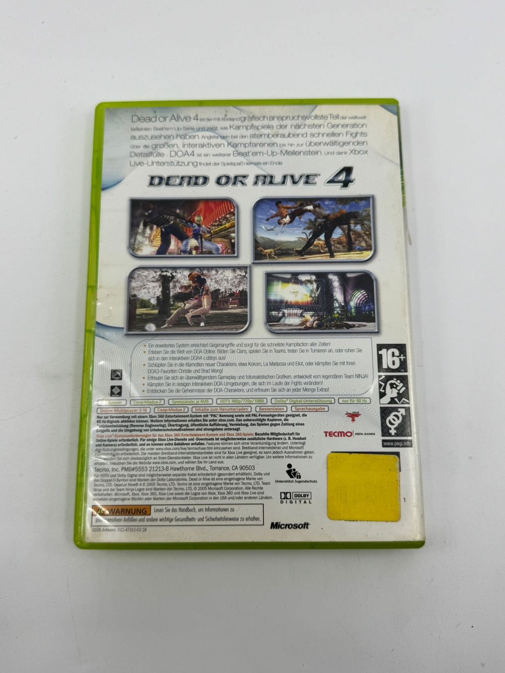 Giochi: Dead or Alive 4 (XBOX 360) – Usato da Herisau venduto da Seyashop1 2