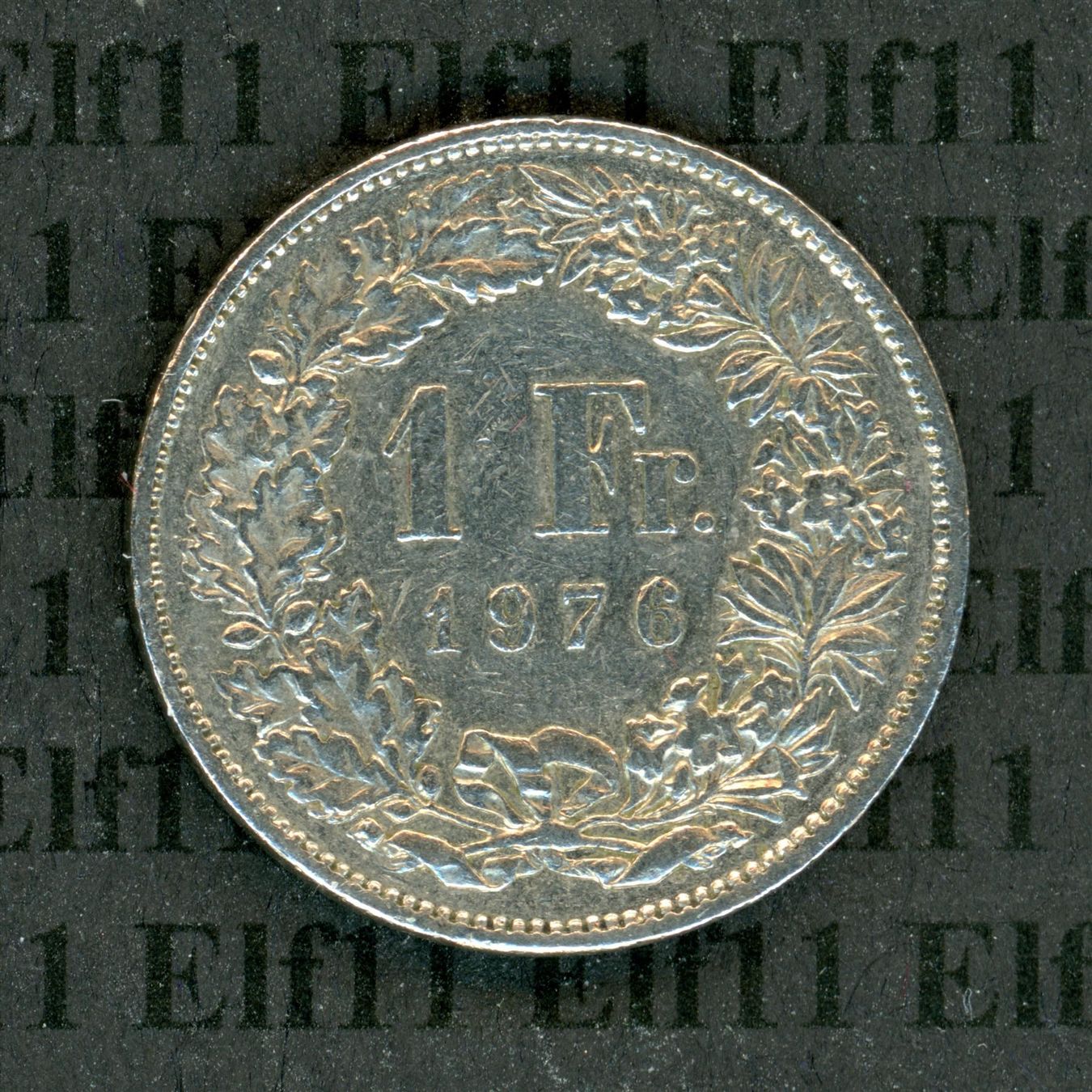 Tutti le monete: CHF___1.00 1976 -vz 1 Franken – Usato da Widnau venduto da Elf11