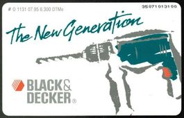 Telefonkarte Deutschland Black & Decker ungebraucht