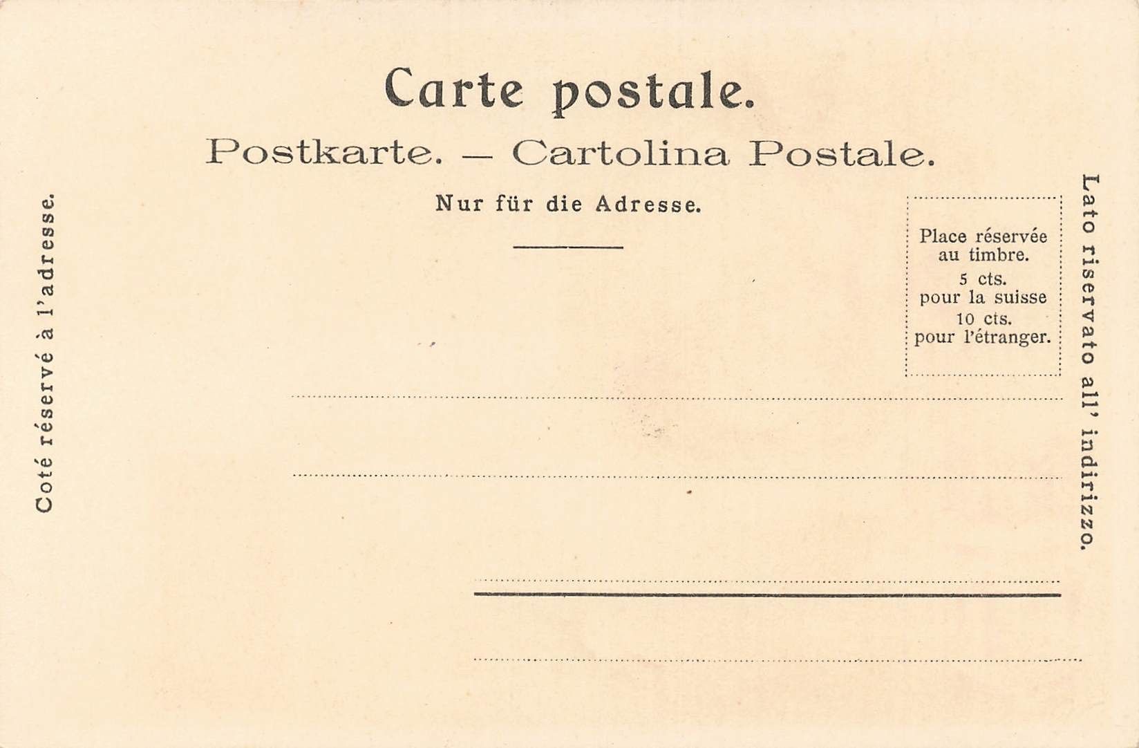 Cartoline postali: Souvenir cacao suchard neuchâtel – Usato da Biasca venduto da Blenio71 1