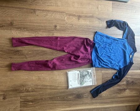 Set Hose Wolle Engel und Shirt Merino Thermo ca. 134/140