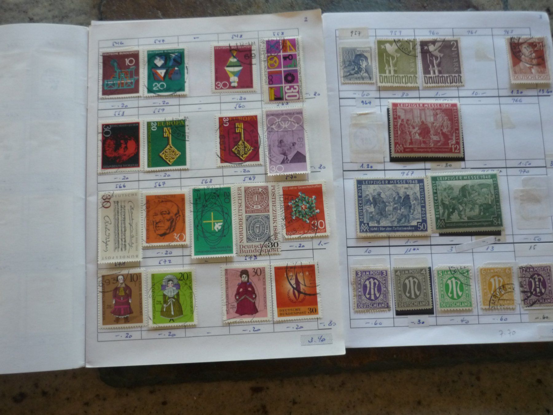 Tous les timbres: Deutsche Briefmarken – D'occasion à Langnau i. E. par Laendu7000 1