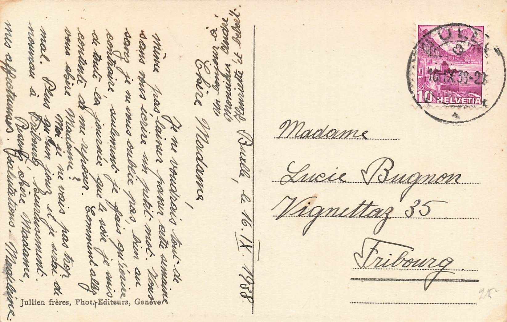Cartoline postali: Brugg schwarzer türm – Usato da Biasca venduto da Blenio71 1