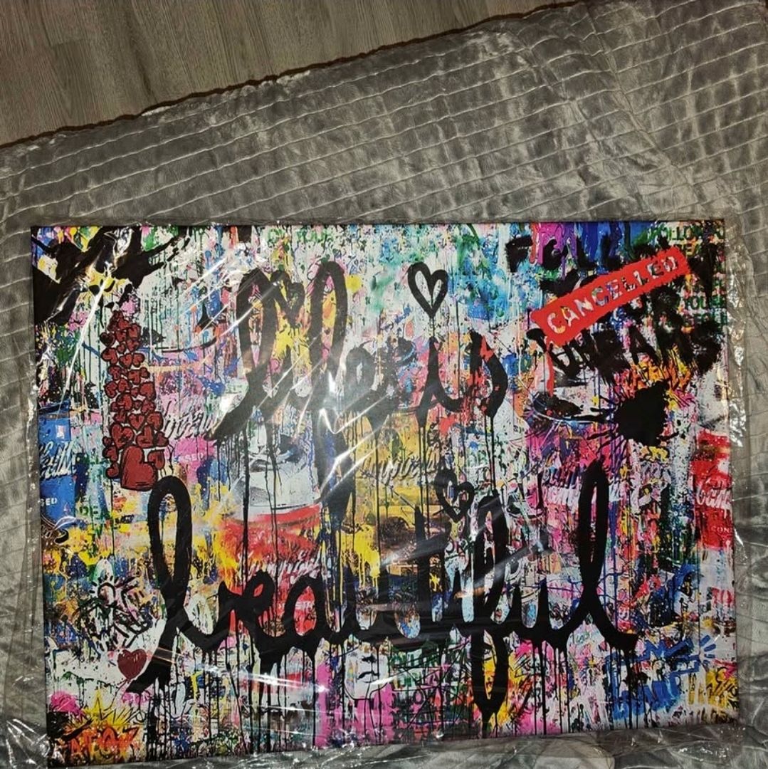 Foto & Immagini: Leinwand "Banksy- Life is beautiful" – Nuovo e nell'imballaggio originale da Horw venduto da BPi.