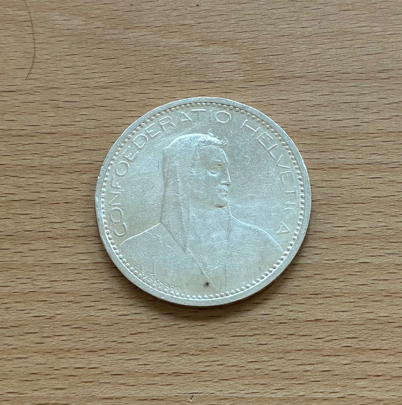 Tutti le monete: 5 Franken 1923 Silber – Usato da Roggliswil venduto da batho22 1