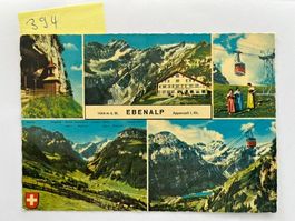 Postkarte Ebenalp Appenzell Rh. 1644 m.ü.M., 1961