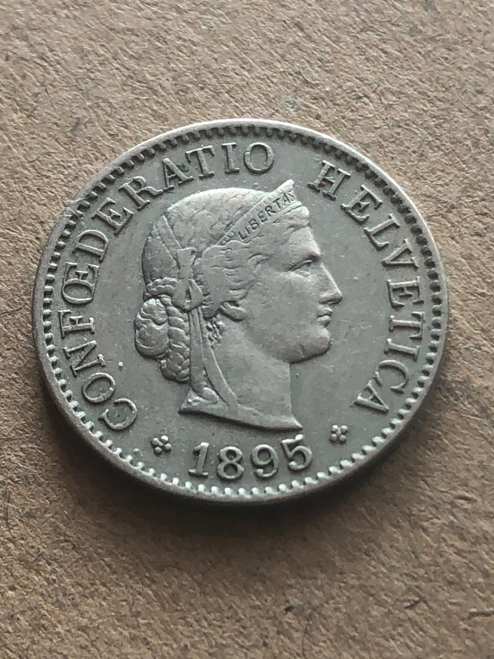 Toutes les monnaies: 5 Rp. 1895 – D'occasion à Schötz par Odpa