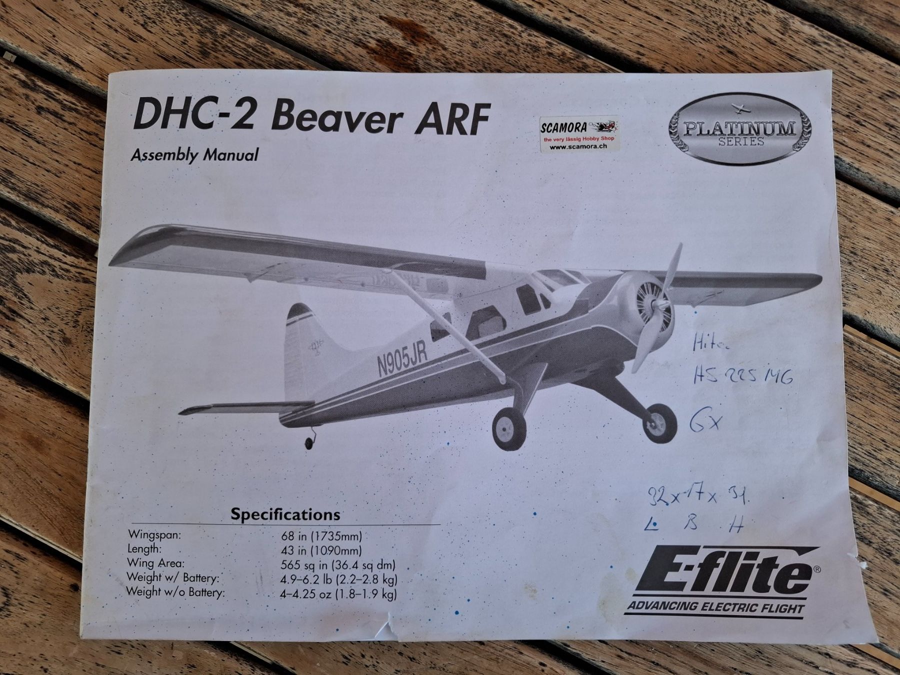 E-Flite RC Kits de montage: Beaver – D'occasion à grandvillard par ChanceVought 5