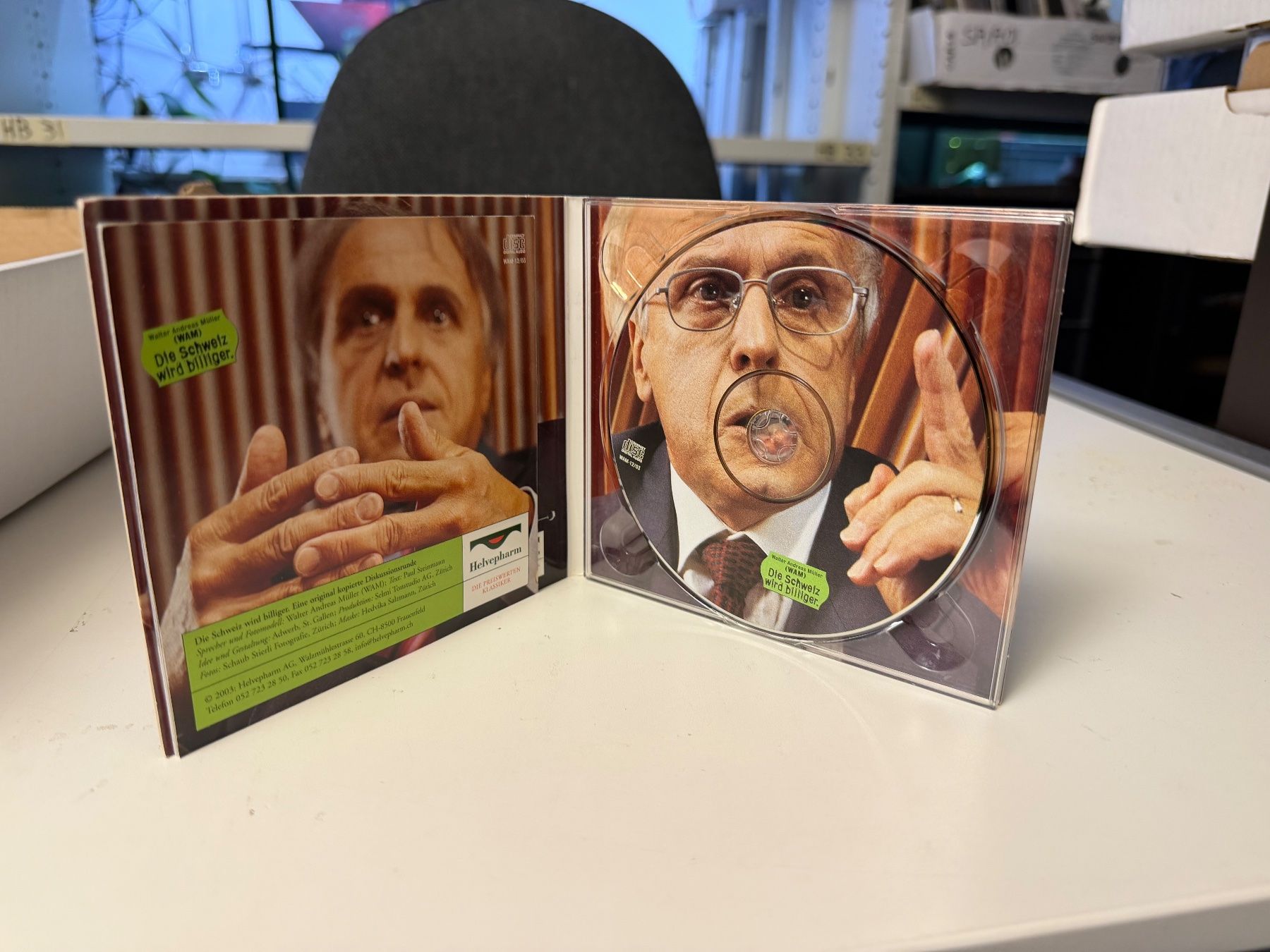 CD: Walter Andreas Müller - Die Schweiz wird billiger - HB21B – Usato da Küsnacht ZH venduto da Jazztilldawn 2