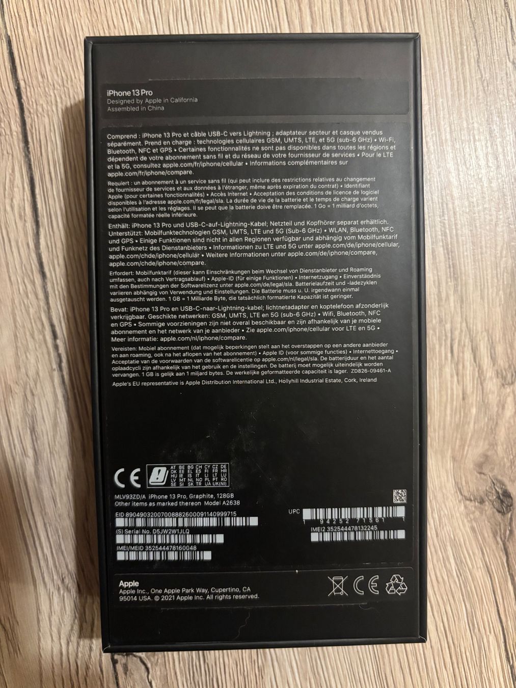 Apple Telefoni cellulari / Smartphones: Verkaufe mein Iphone 13 pro – Usato da Bernhardzell venduto da chr_2jrp 1
