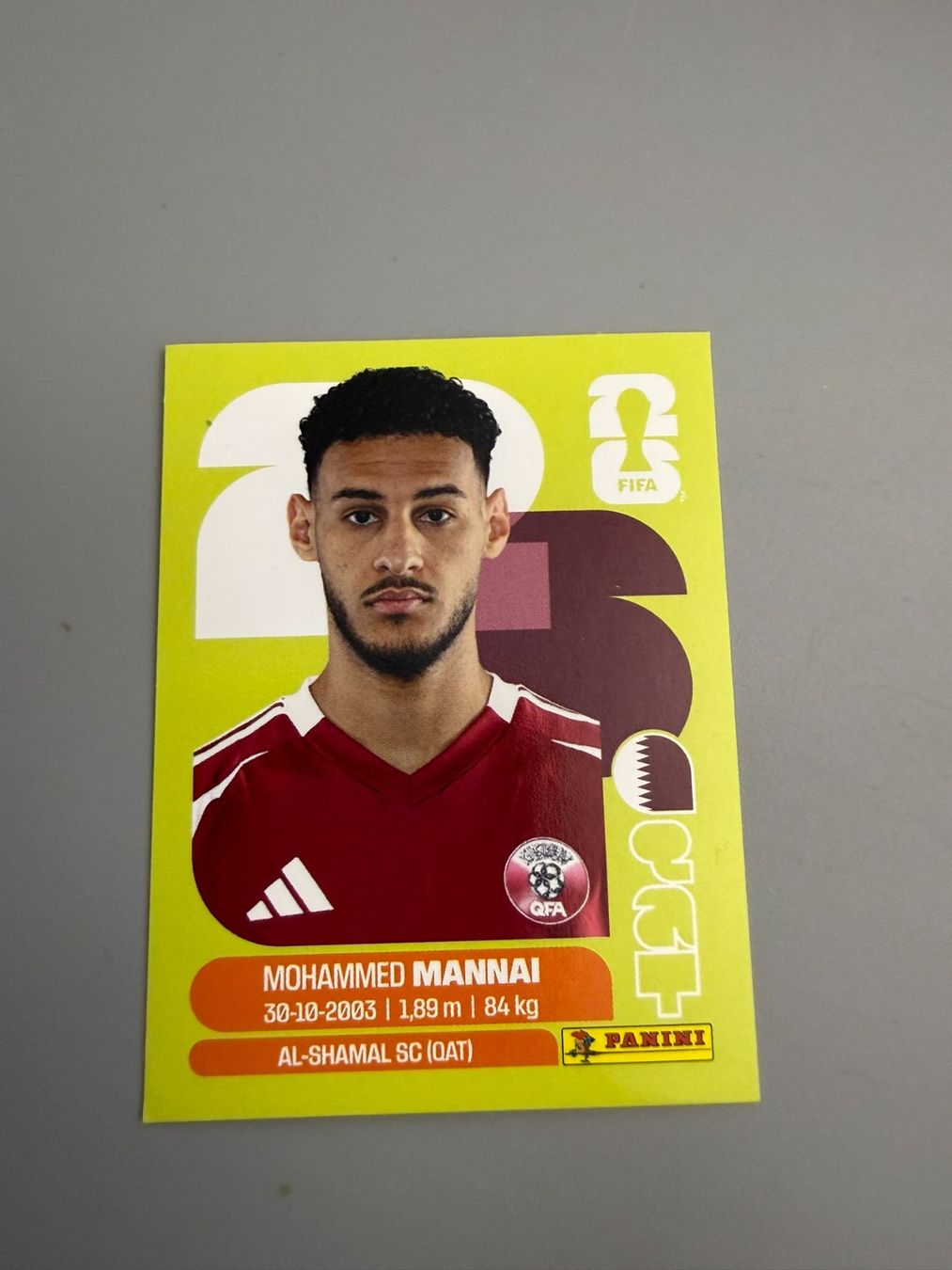 Panini Carte collezionabili: Panini Mohammed Mannai QAT9 – Usato da Liebefeld venduto da Ronaldo-1996