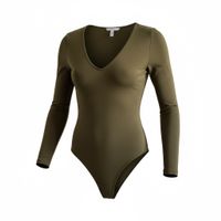 Longsleeve Body Olivgrün, Gr. S