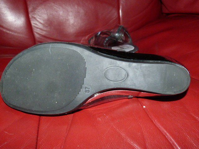 Damenschuhe: Azurée Cannes Keilsandalen, Gr. 37, silber – Gebraucht aus Nunningen von Fashion-Ave51 4