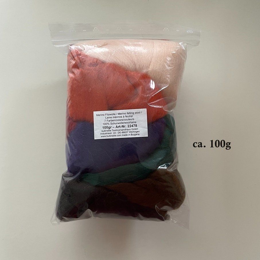 Wolle: Filzwolle Merino - Set – Neu (gemäss Beschreibung) aus Thun von Rowaner 2