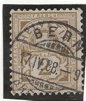 BERN 17.04.88 auf Zu#58A Mi#50x Vollstempel [12A1]
