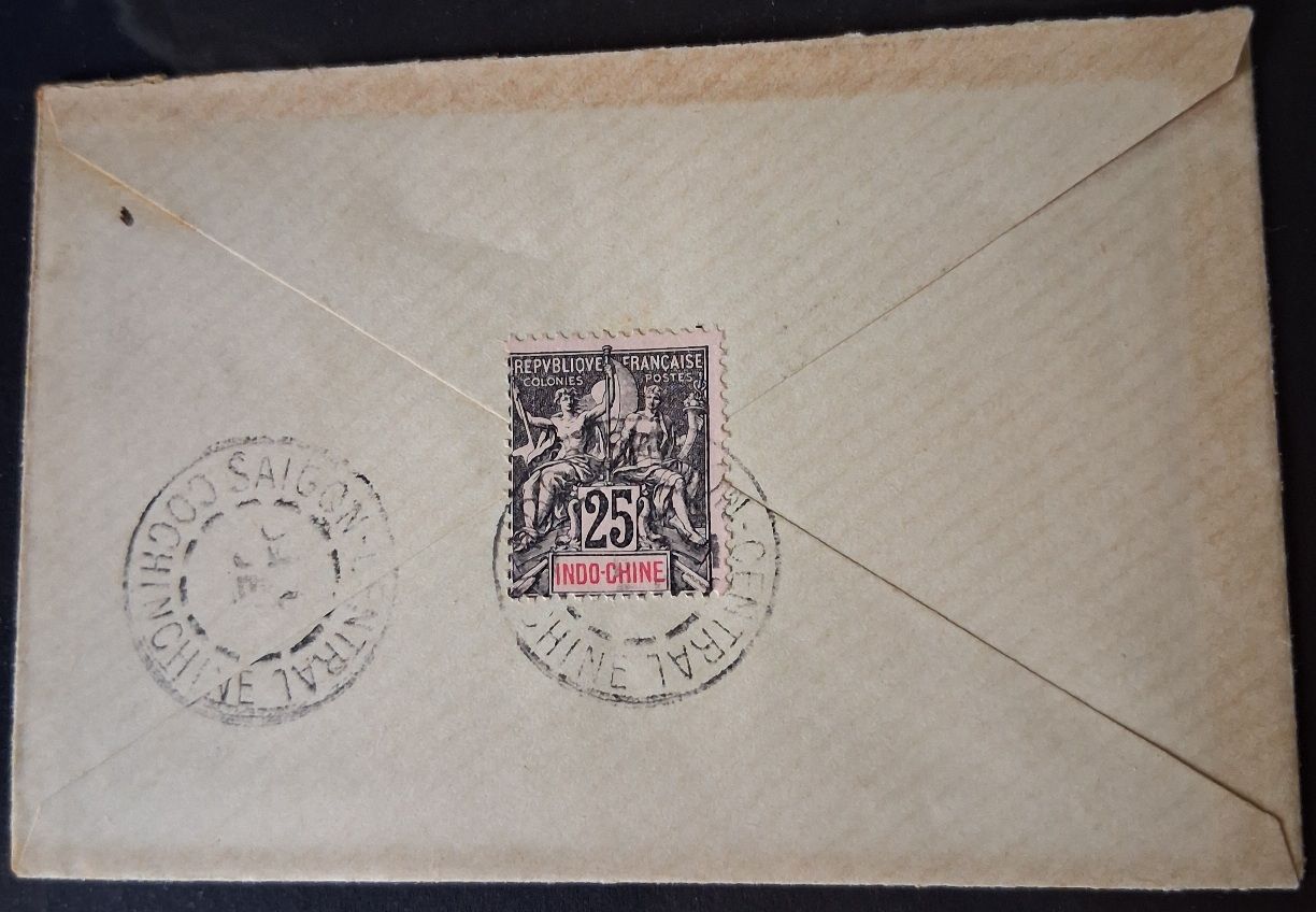 Alle Briefmarken: Briefumschlag Indochina-Waldstatt – Gebraucht aus Stalden (Sarnen) von Salina_23 2