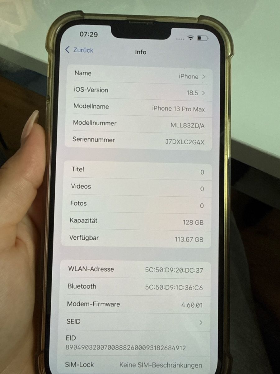 Apple Handys / Smartphones: iPhone 13 Pro Max, 128 GB, Gold – Gebraucht aus Bern von fab_tx65 3