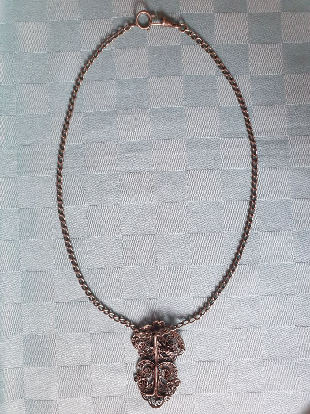 Catenine: alte Schmuck Kette mit Anhänger – Usato da Mörschwil venduto da spirspi 3