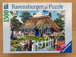 Puzzle "Cottage in England" 1500 Teile (Ravensburger)