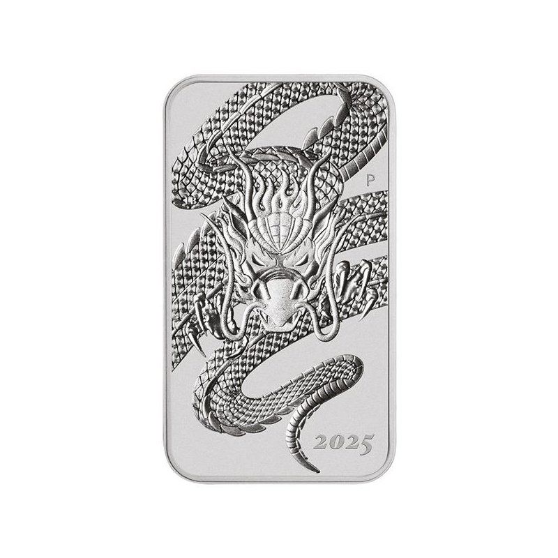 Metalli preziosi: 1 Unze Silberbarren - Rectangular Dragon 2025, Gekapselt – Nuovo (secondo la descrizione) da Obergösgen venduto da Prokofiev 9