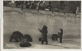 Zürich, Zoo, Bärengraben, 1934