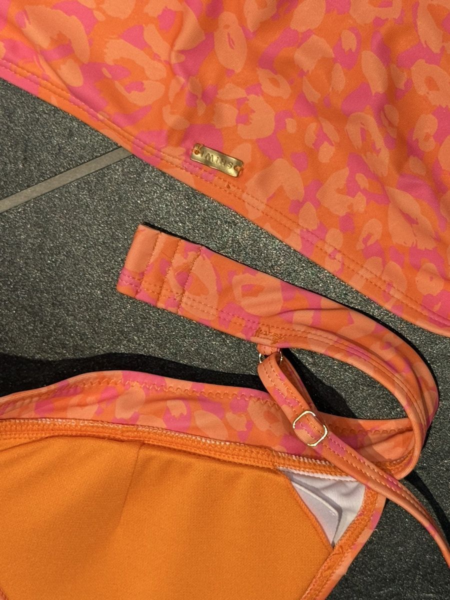 Costumi da bagno & Bikini: Sommerlicher Bikini mit Leo Muster - Grösse M, Orange! – Nuovo (secondo la descrizione) da Niederhasli venduto da R__A 1