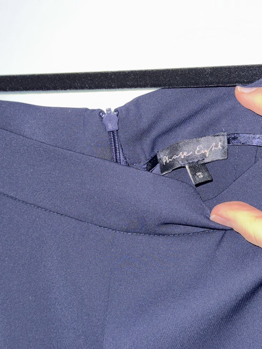 Phase Eight Pantaloni: Phase Eight Elegante Hose, Dunkelblau – Nuovo (secondo la descrizione) da Baden venduto da jmrtens 3