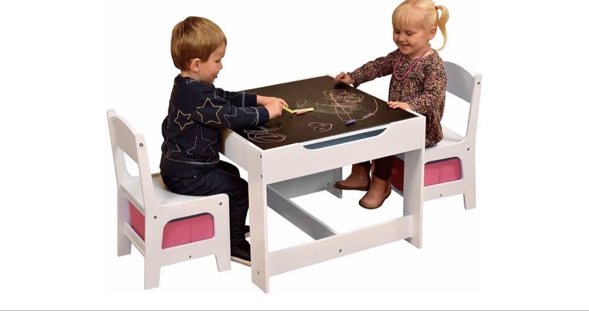 Tavoli: Kinder Holz-Tisch mit Stuhl – Nuovo (secondo la descrizione) da Mülligen venduto da fashion_it 1