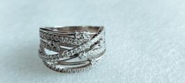 Damenring echt Silber 925 mit schöne Stein
