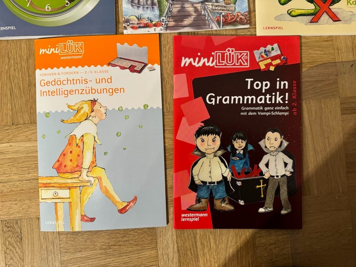 Spiele: 5 miniLük Hefte + Kontrollgerät – Gebraucht aus Zürich von Kia78 2