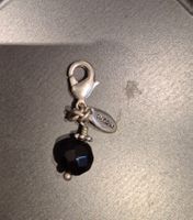 Pilgrim Charm Anhänger mit schwarzer Kugel Top Zustand