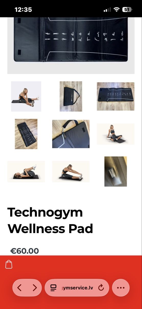 Tappetini fitness: Technogym wellness-pad gymnastikmatte – Nuovo (secondo la descrizione) da Ibach venduto da heifla 5