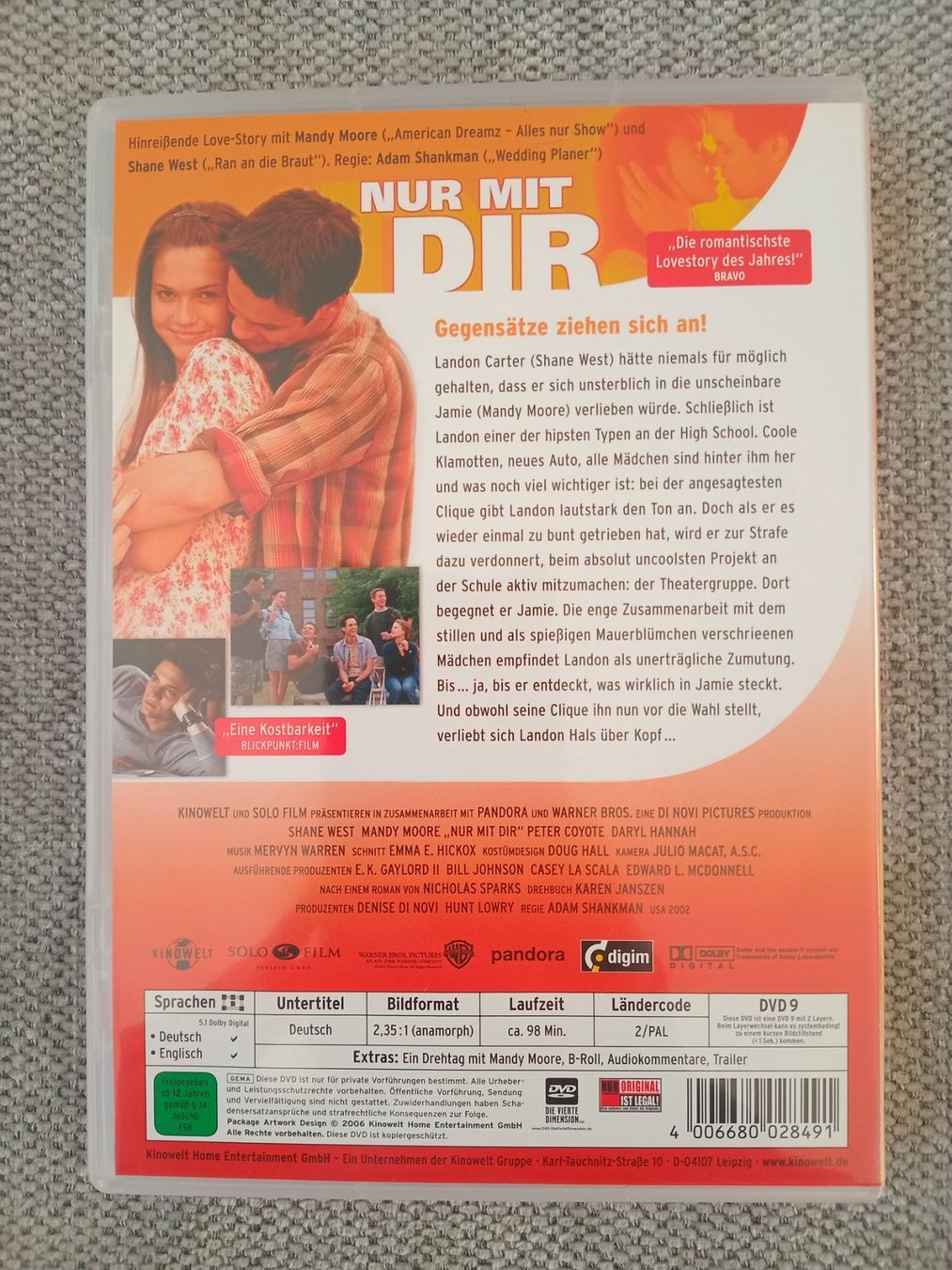 Tutti i DVDs: NUR MIT DIR – Usato da Zollikofen venduto da jde_72zf 1