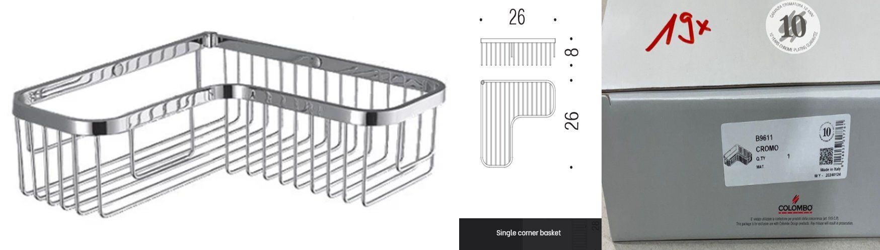 Portasapone: Posten (74Stk) Colombo Bad Accessoires – Nuovo (secondo la descrizione) da Derendingen venduto da Meisterstuecke 3