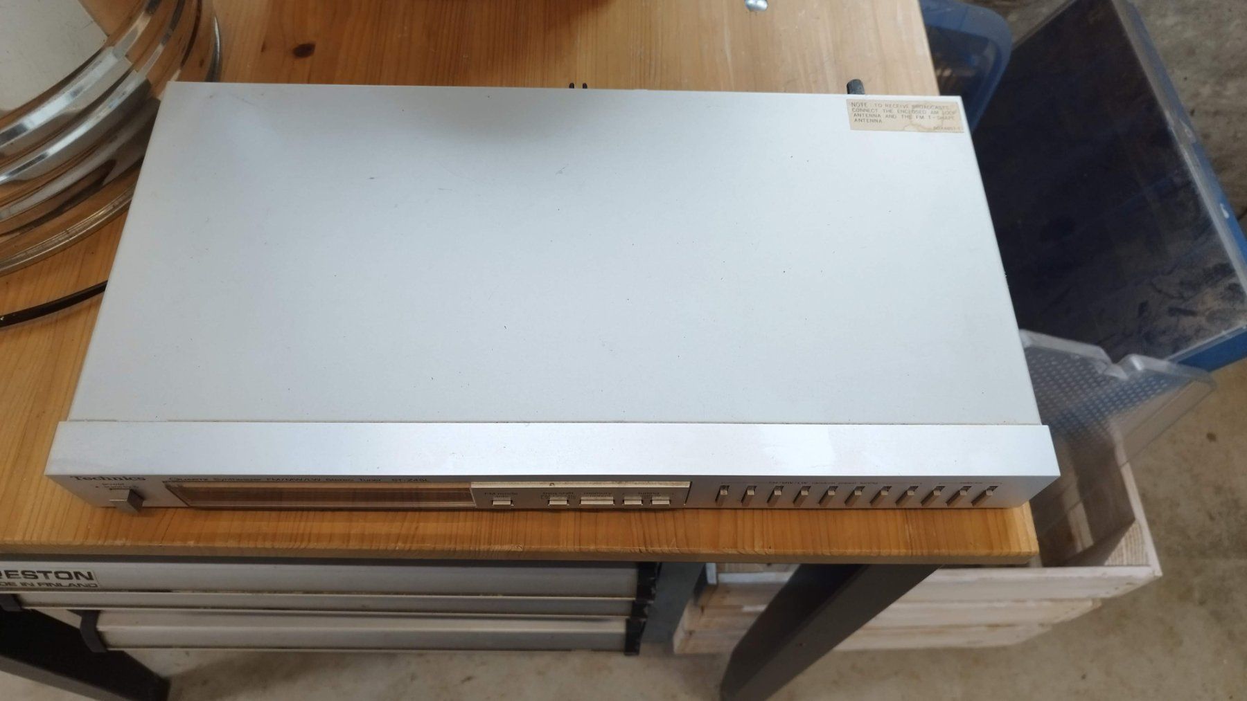 Technics Radio: TECHNICS QUARTZ SYNTHESIZER . ST-Z45L STEREO TUNER – Usato da Wallenwil venduto da Franc.Widmer 3