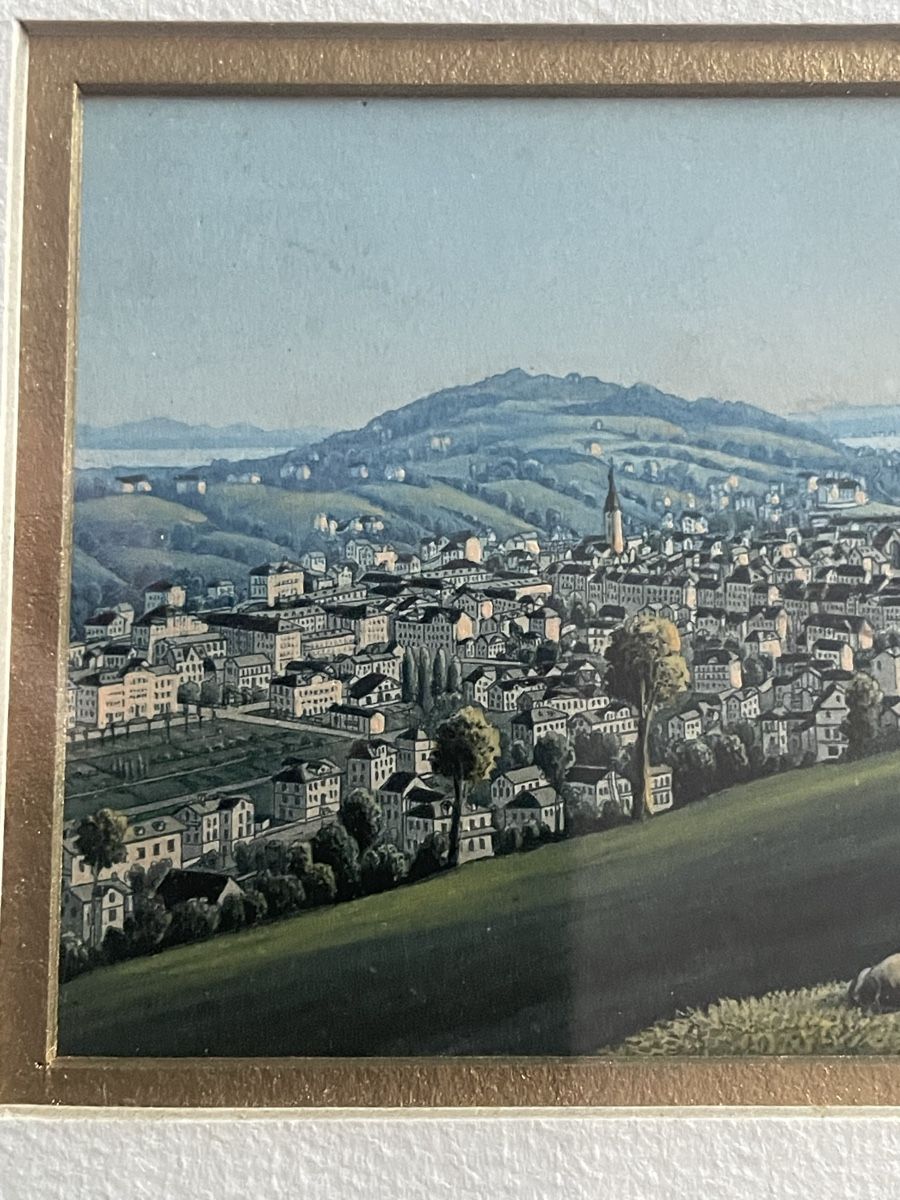 Incisioni: Stich vom  R. Dikenmann - St. Gallen – Usato da Rorschach venduto da Spektar 8