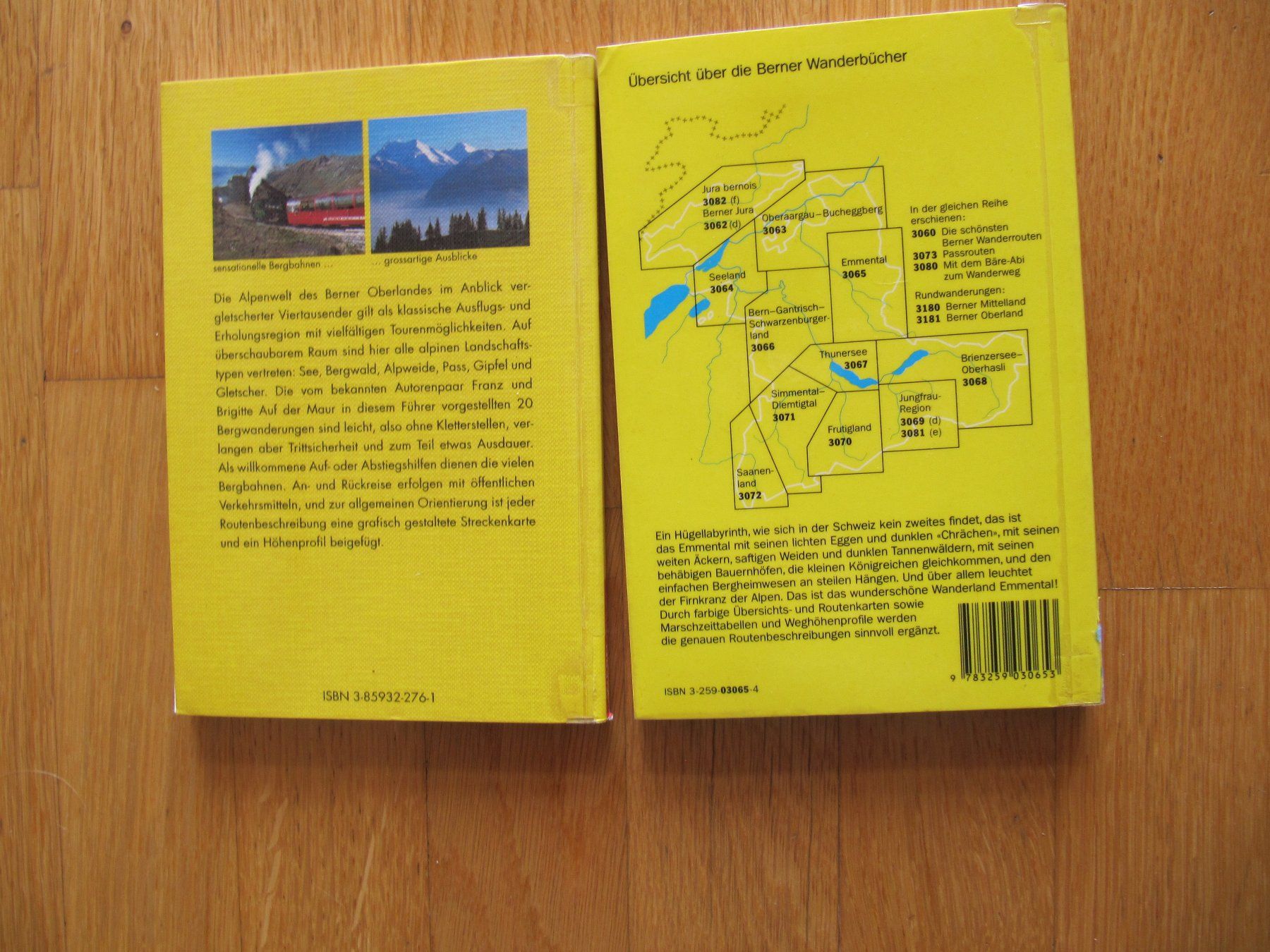 Bücher: 2 Wanderführer Schweiz: Berner Oberland + Emmental – Gebraucht aus Würenlos von Carabella0 6
