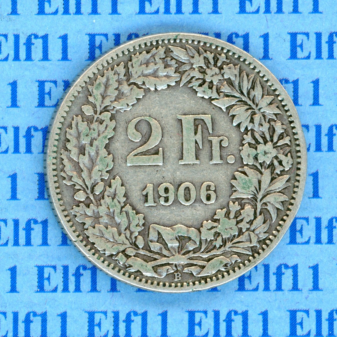 Tutti le monete: CHF___2.00 1906 -ss 2 Franken – Usato da Widnau venduto da Elf11