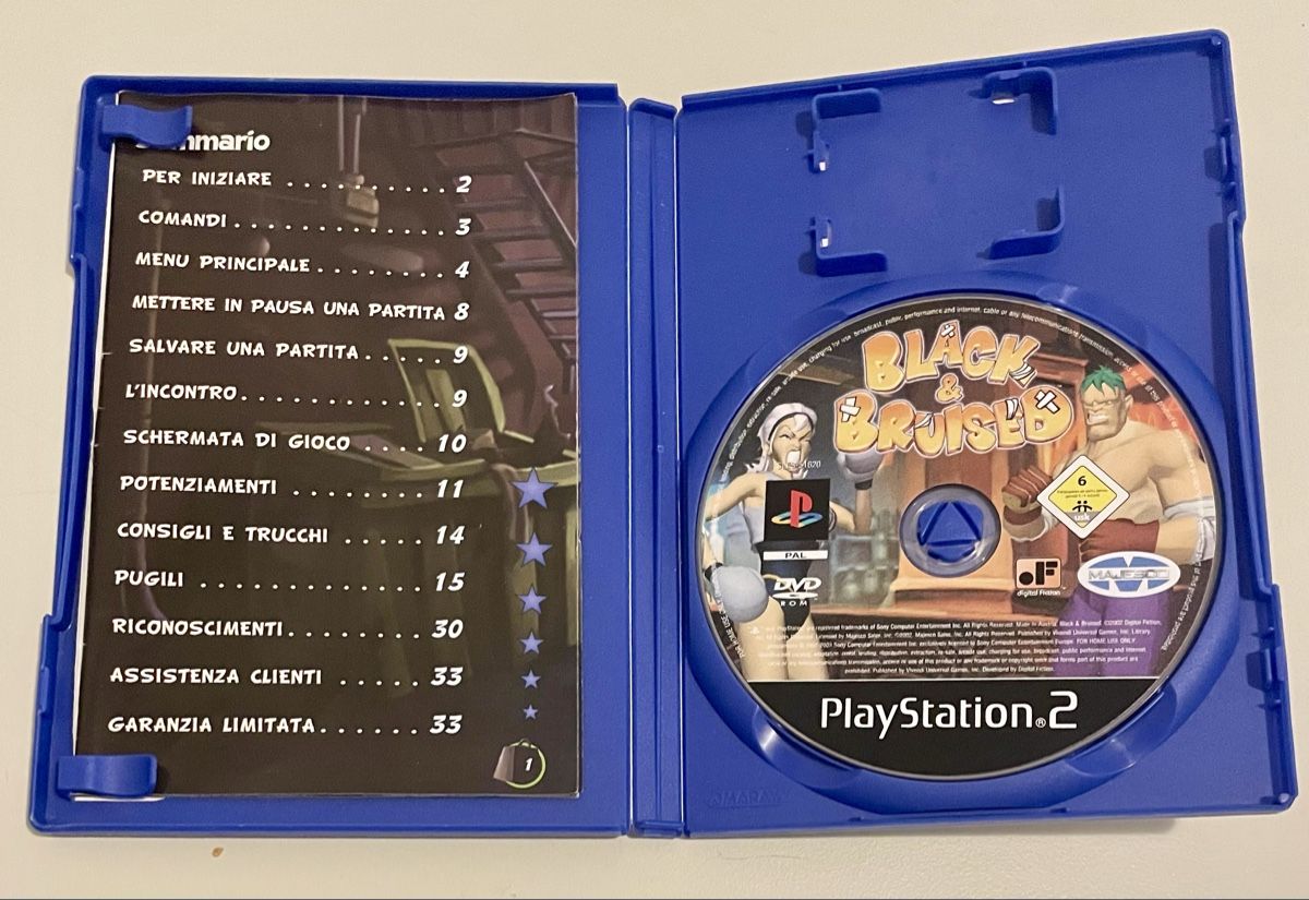 Spiele: Black & Bruised PS2 CIB leggi info – Gebraucht aus Gordola von Vintage-Toys 2