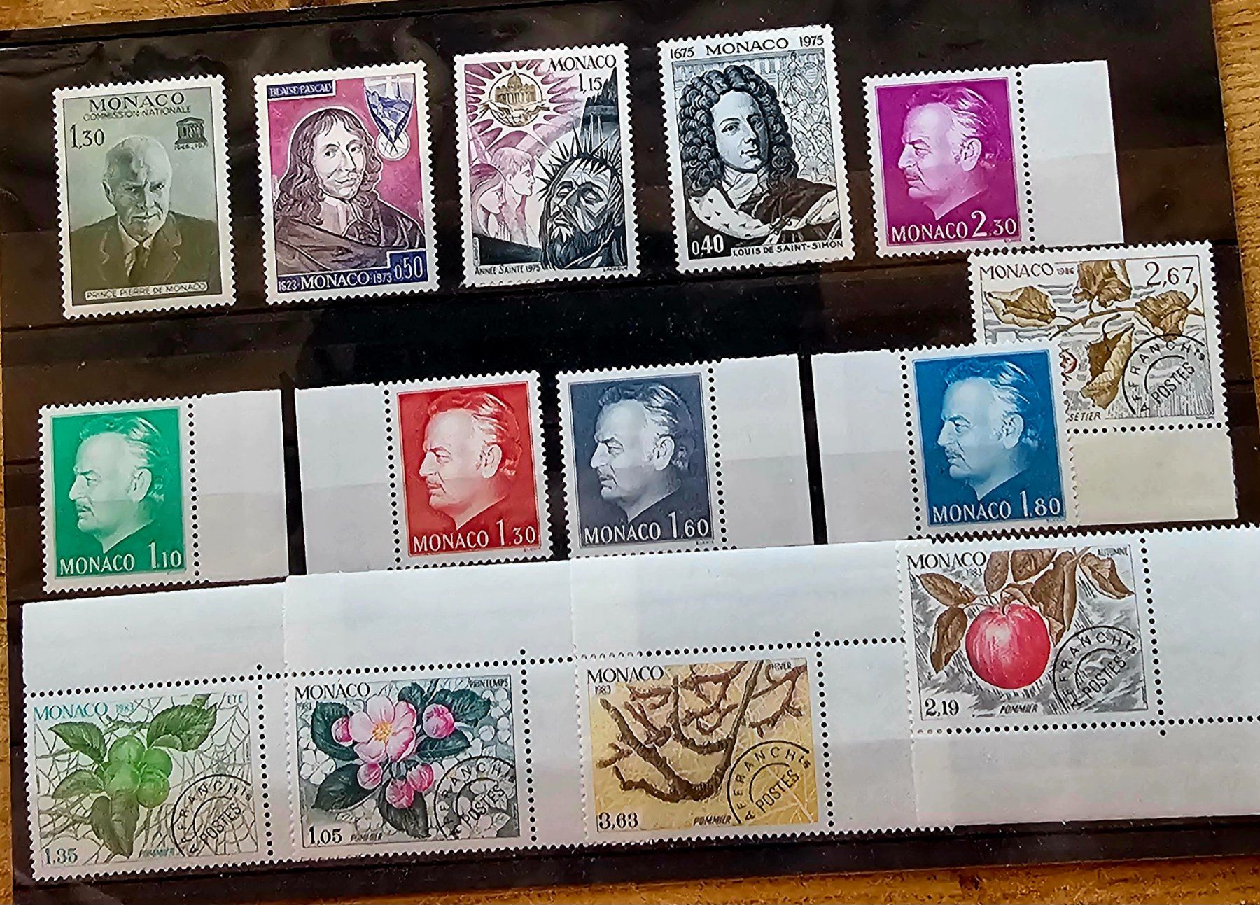 Alle Briefmarken: MONACO  timbres neufs ** 1972-83 – Neu (gemäss Beschreibung) aus Les Valettes von Nuba1
