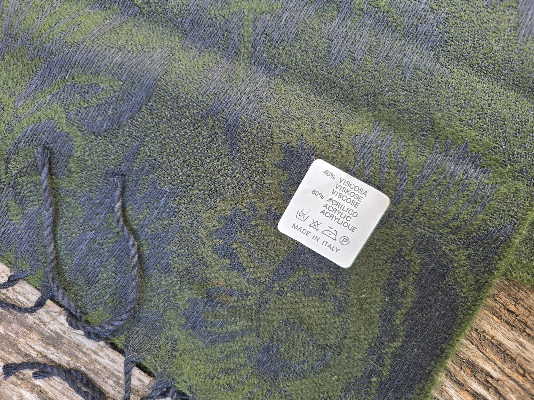 Foulard & Sciarpe: Kleidung: Schal olive, Paisleymuster – Nuovo (secondo la descrizione) da Romanshorn venduto da Rachacha 2